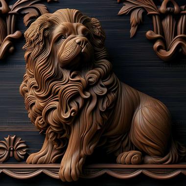 3D model Small Lion dog (STL)